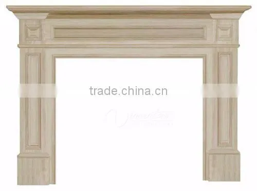 Home decoration stone carvings and sculptures white natural marble cheap fireplace mantel
