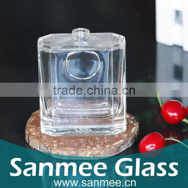 Supply Empty Glassware Bottle 100ml Clear Glass Bottle For Perfume