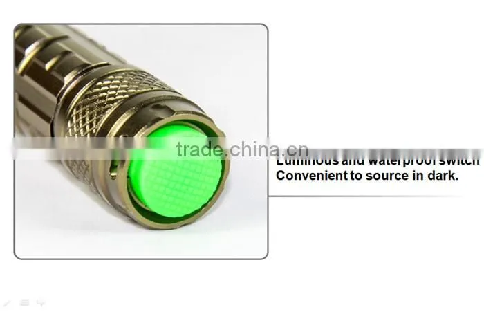 Powerful Outdoor Camping LED Flashlight Rechargeable Aerospace Alluminium Alloy Flashlight Warning Light Working Light