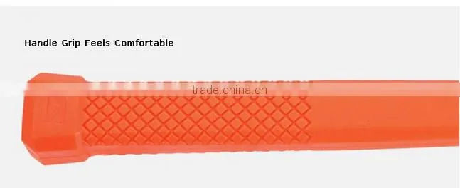 Red dead blow rubber hammer