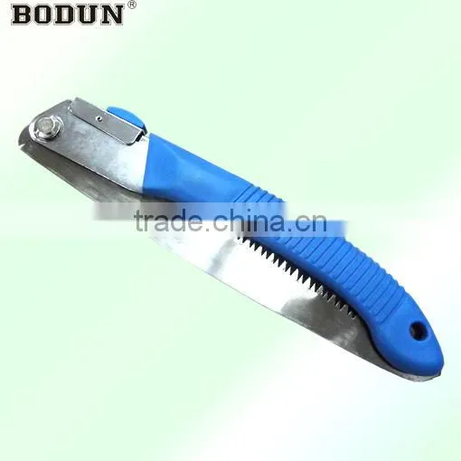 B9012-2 Best quality blue plastic handle Folding Saw & Hand Saw & Pruning Saw