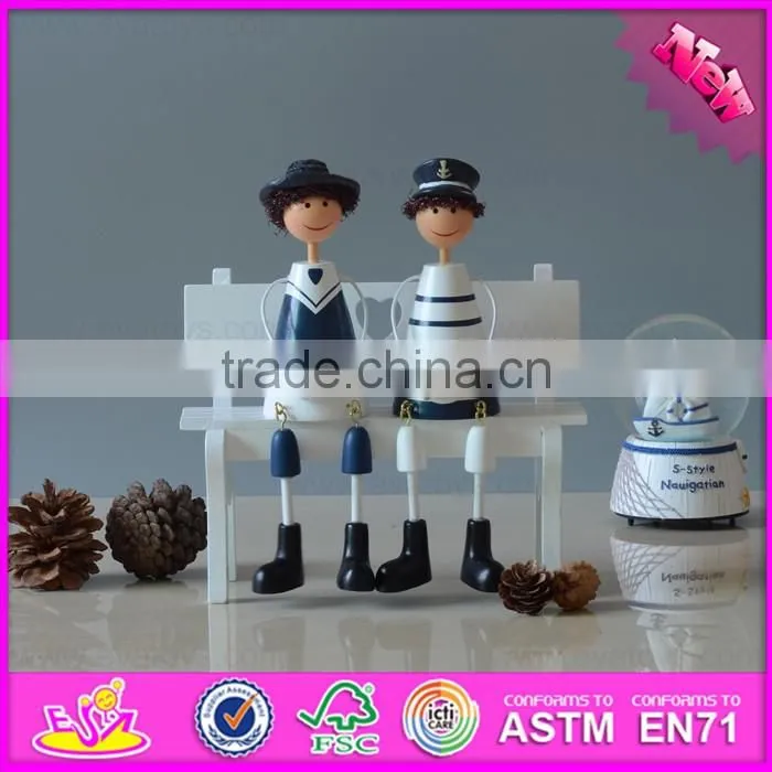 2016 new fashion children toy wooden craft products W02A140