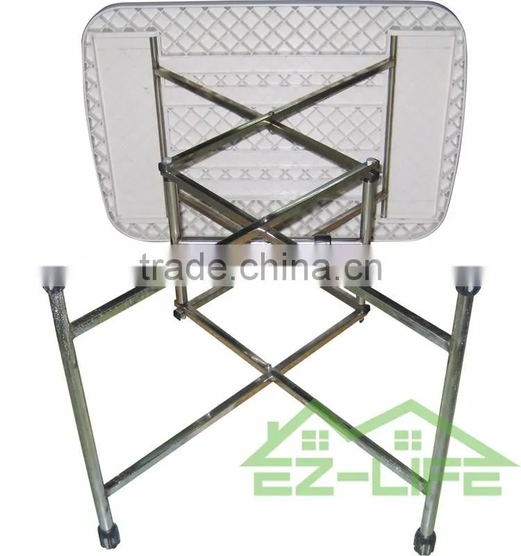 2017 modern plastic foldable table for outdoor furniture