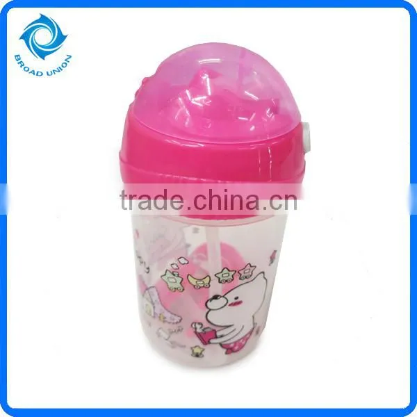 Hot Sport Water Bottle For Kids With Straw