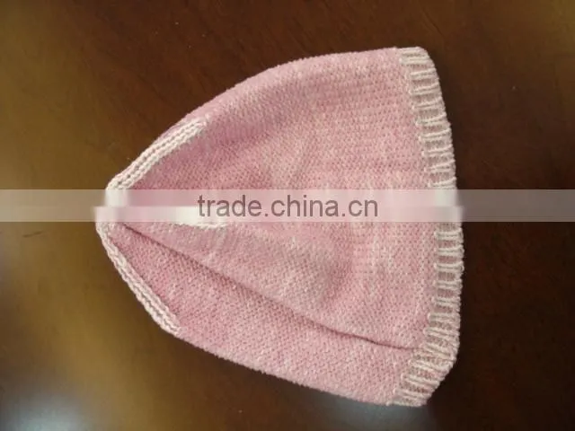 fashion knit hats with jacquard