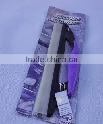 Factory Ningbo Quality car water blade , silicone water blade, window squeegee