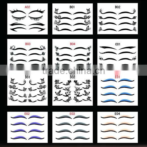 Joyme 3D Eyeliner Sticker Eyeshadow Temporary Tattoo