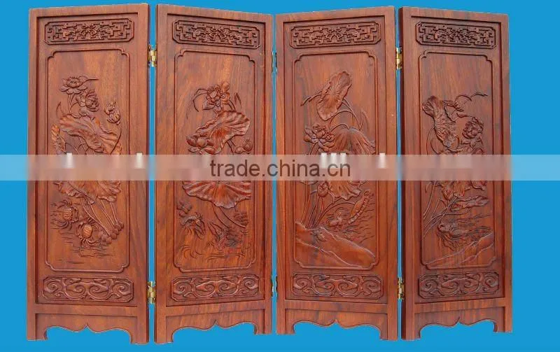 wood carving (harmonious accordion partition)