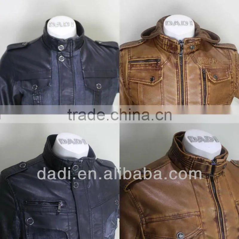 Fashion Genuine Leather Jacket For Men