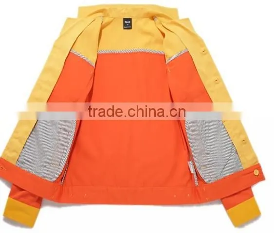 orange european constraction workwear OEM MANUFACTURER made in China