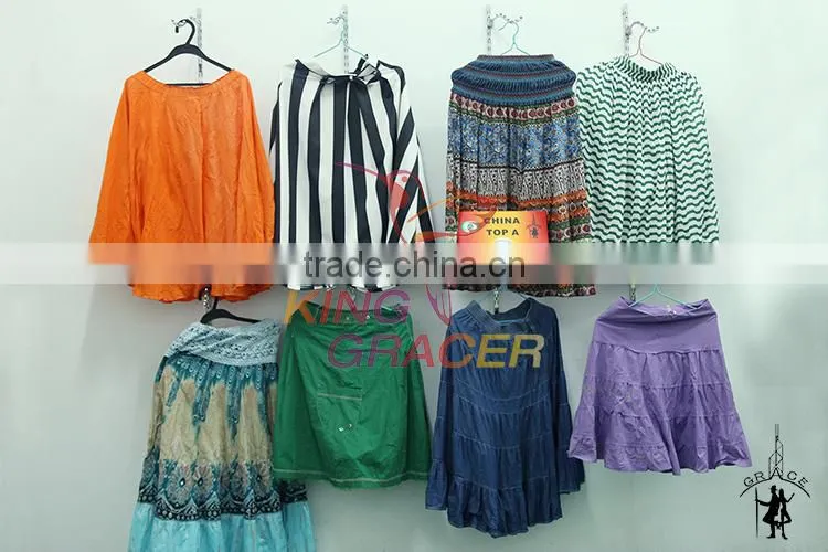 Low Price Good Quality Women Cotton Skirt premium used clothing