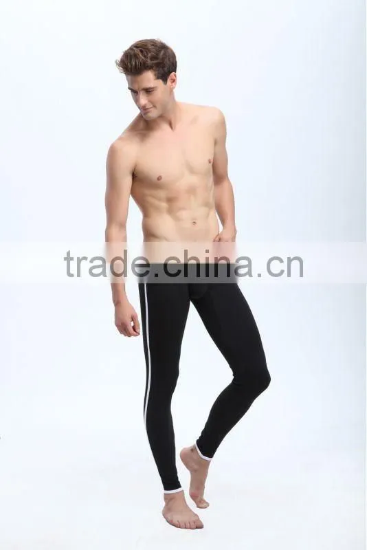 wholesale mans heated long underwear coffee thermal long johns cotton winter brand pants