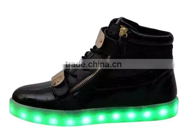 Boy and girls LED lights sports shoes
