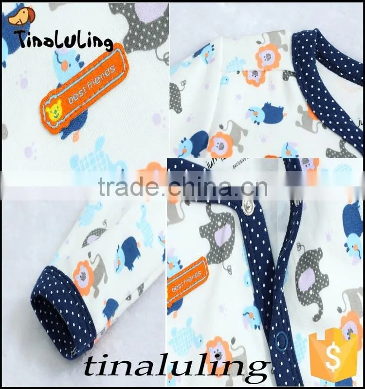 2016 latest newborn baby jumpsuits baby romper elephant cotton bodysuits baby products