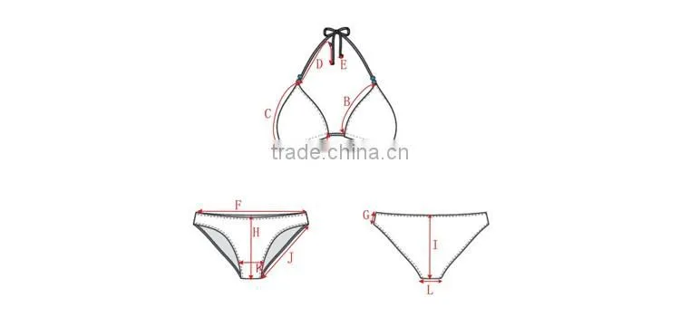 Top Sexy High Fashion Women Colorful bikinis in bulk
