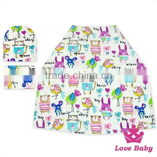 High Quanity Wholesale Baby product Baby Carriage Car Cover With Baby Hat