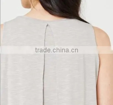 Sleeveless maternity clothes tank tops breastfeeding clothing