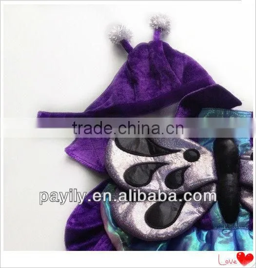 Factory R & D dense velvet dog clothes with butterfly wings small dog clothes