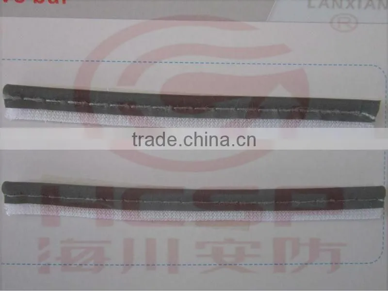cloth grey reflective fabric piping