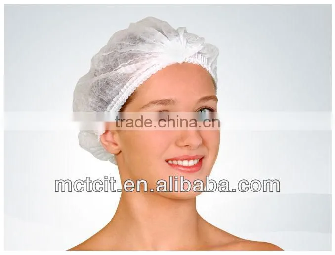 PP nonwoven disposable clip bouffant cap for surgical&medical