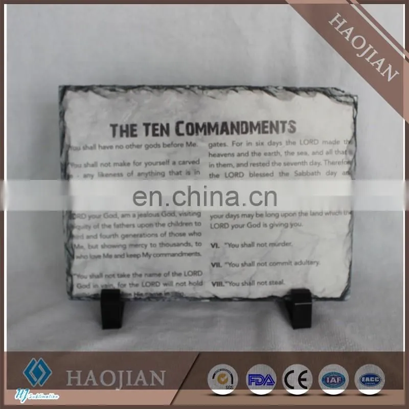 sublimation square rock photo