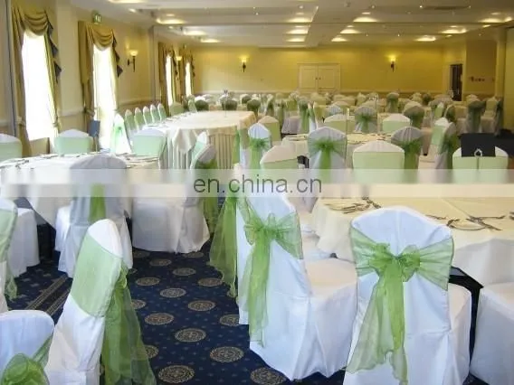 Wholesale Plain Burlap Wedding Chair Tie Backs