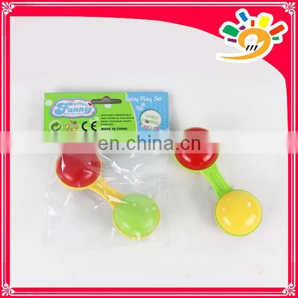 Newest Baby Enlighten Series Rattle Bell Toy,Cute The Dumbbell Design Rattle Bell