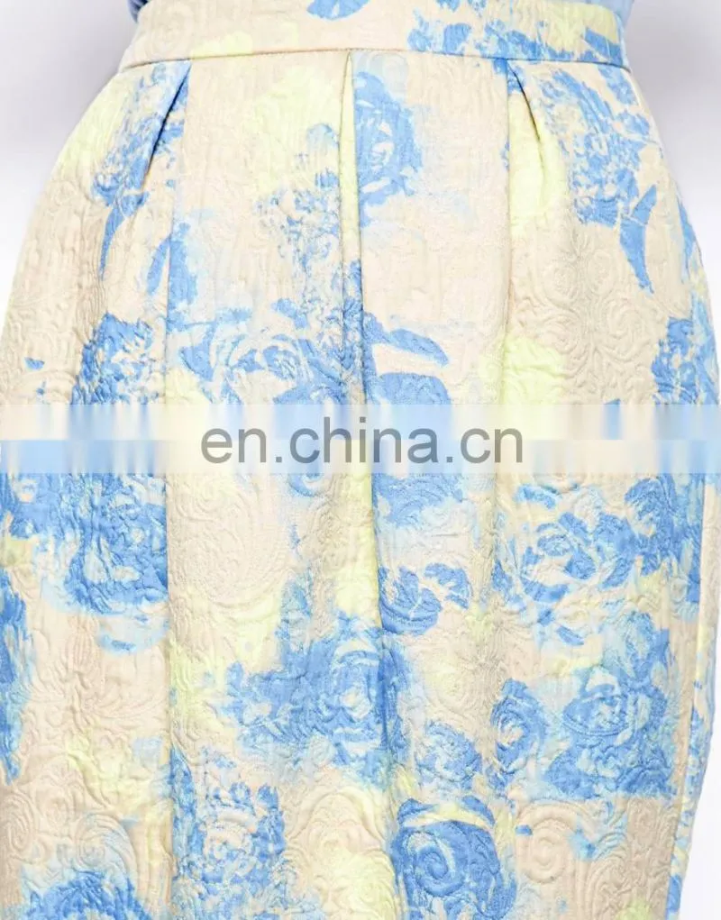 young elegant ladies top fashion OEM floral printed chiffon Direct manufacturer Sexy design Hot sale skirt