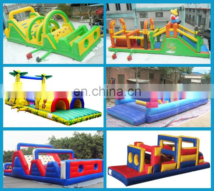 Funny climbing PVC inflatable obstacle, competition inflatable games, inflatable climbing obstacles for sale