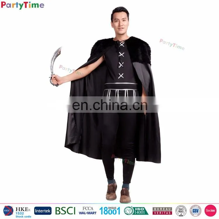 high quality cosplay men costume halloween warrior role male costume