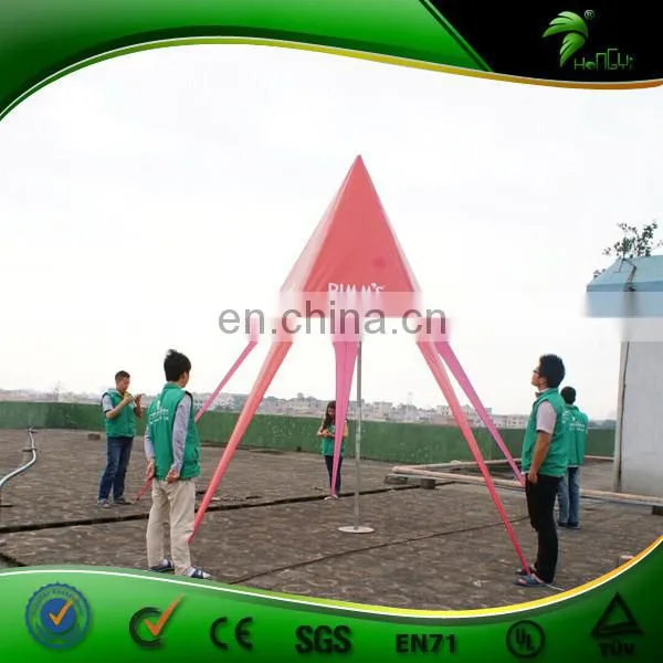 Red Star Shaped Tent Oxford Material Foldable Outdoor Event Star Tent