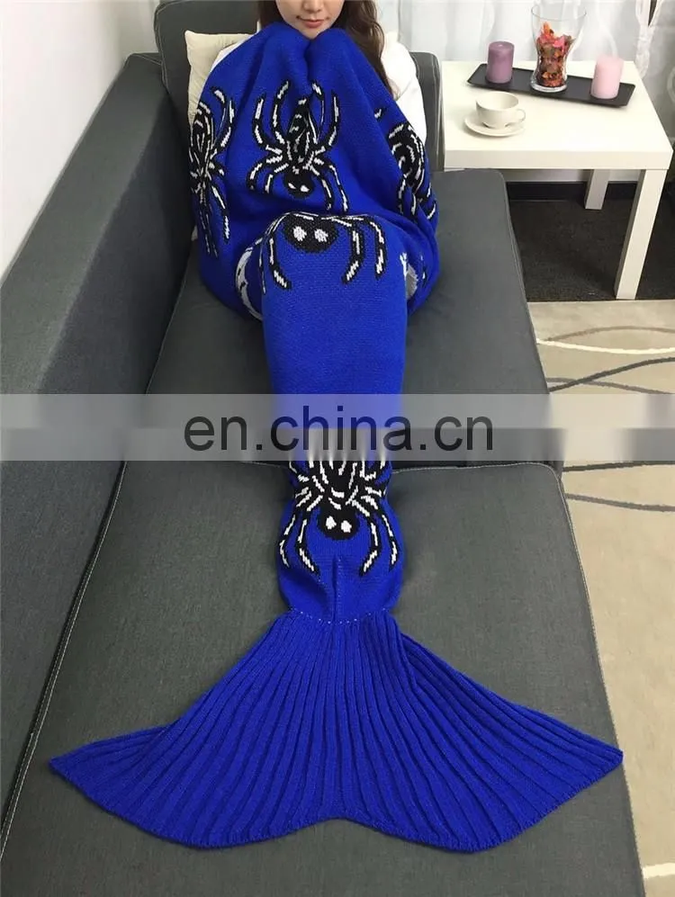 Mermaid Tail Blanket Warm and Soft Blankets For Kids And Adults Bedding Wrap