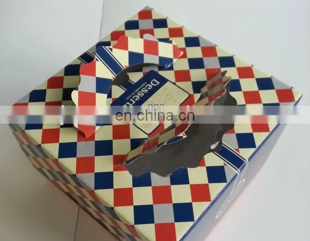 Wedding cake boxes with handle