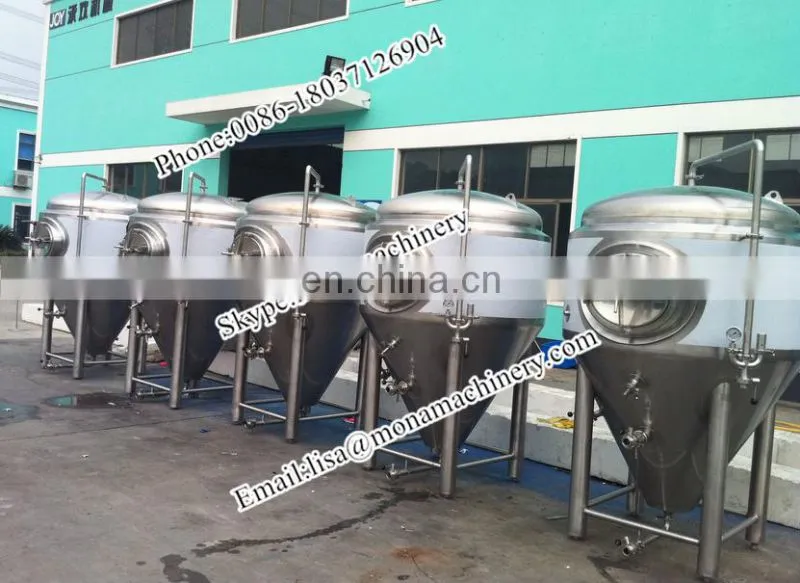 Home-brew conical fermenter tank/ Stainless steel beer fermenter /brewery fermenting equipment