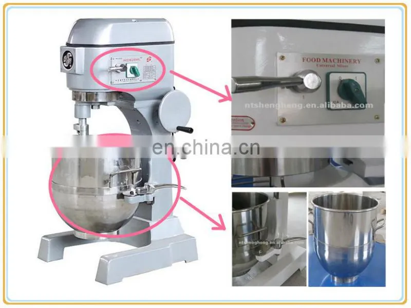 Commercial Bread Mixer - 40 Liters (Quart), With Guard, CE, Gear Transmission, B40