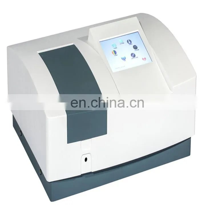 touch screen dual beam uv vis spectrophotometer