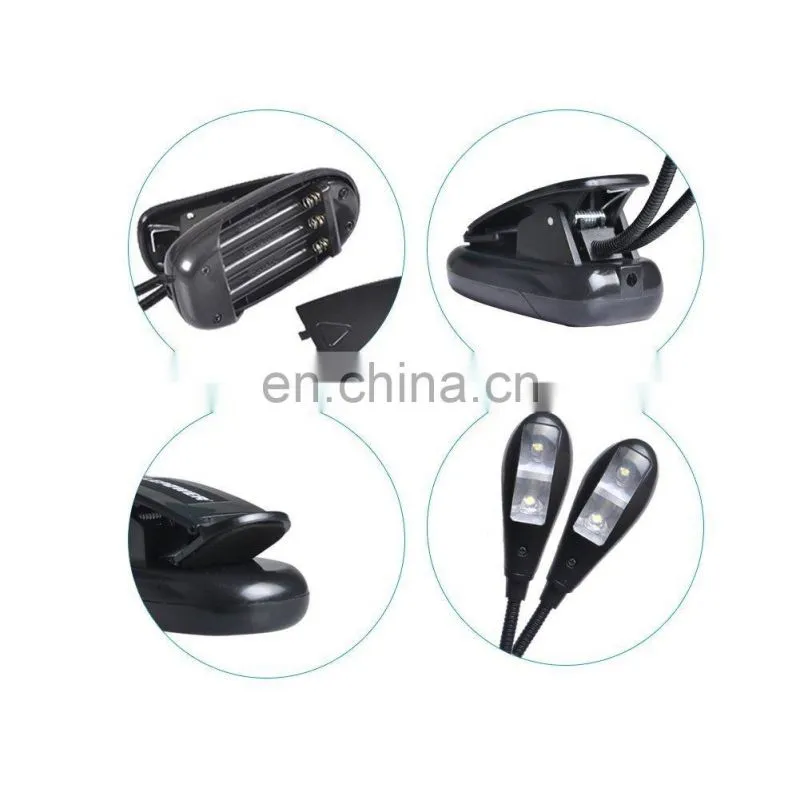 led small desk lamp clip eye protection study desk bedroom bedside student dormitory clip lamp book reading light with clip