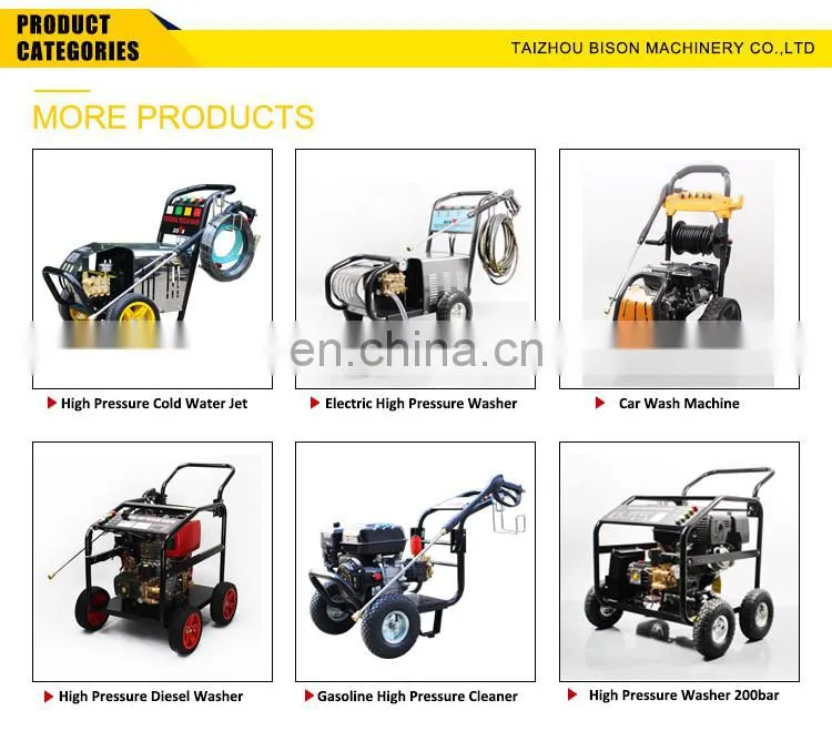 BISON China Electric Pressure Washer 200bar Electric Home High Pressure Cleaner