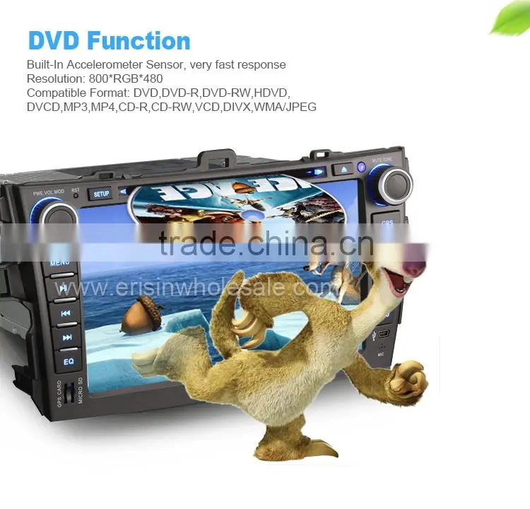 Erisin ES8288M The Newest 8 inch 2 Din Car DVD Player GPS Bluetooth for Toyota