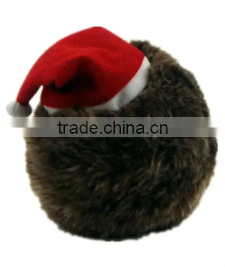 10cm new squeaky plush hedgehog toy