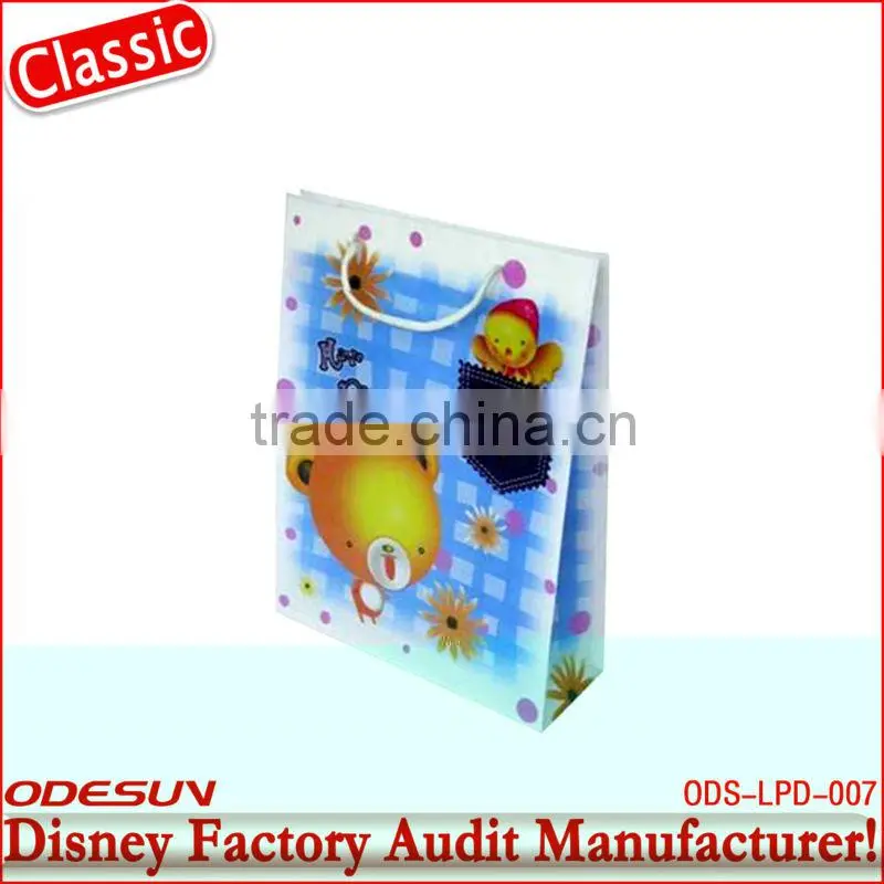 Disney factory audit manufacturer's paper gift bag144102