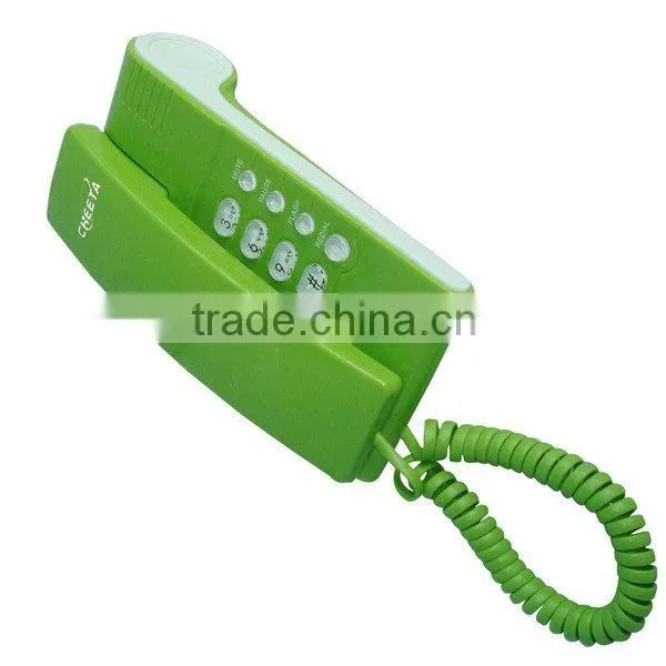 green color wall telephone,mini phone