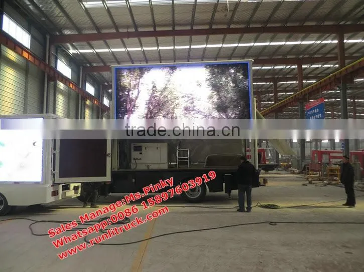 P10 Outdoor full Color LED Display on led mobile advertising trucks for Outdoor Advertising, Media, Shows, Activities RGB Displa