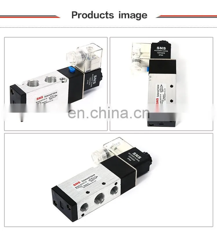 SNS Printing Machine Fittings Pneumatic Valve 4V310-10 Aluminum Alloy Electromagnetic Valve