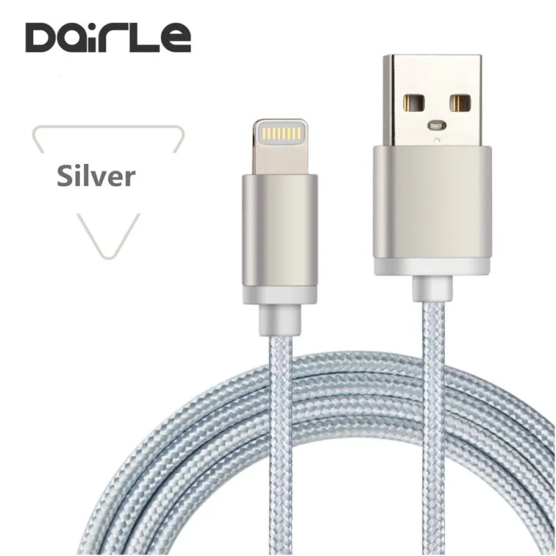 MFi certificated braided charging cable for iphone 8