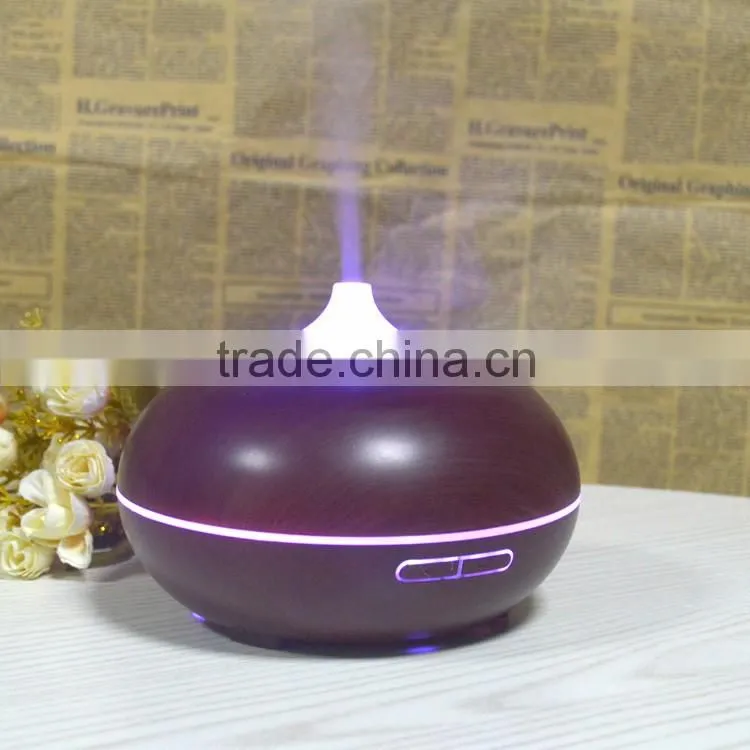 High Quality Ultrasonic Wood Grain Oil Diffuser Air Purifier With Humidifier