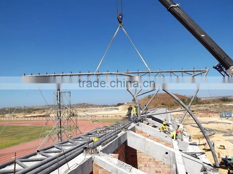Waterproof space frame building stadium bleachers