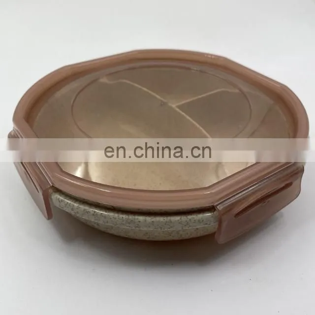 American Style 3 Compartment Lunch Box with Seal Ring
