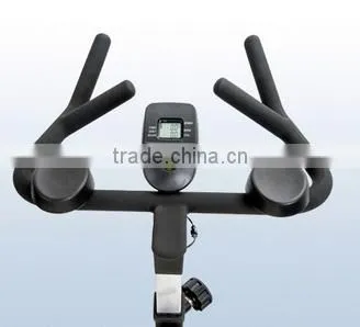 Vertical and horizontal adjustment spinning bike