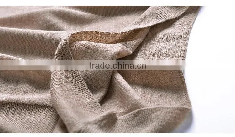 summer popular lady short-sleeved shirt loose knit wool vest sweater